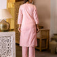 Cotton Woven Design Straight Kurta with Pant & Dupatta