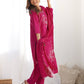 Silk Embroidery and Lace Straight Kurta with Pant & Dupatta