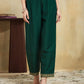 Cotton Blend Foil Printed and Foil Printed Lace Straight Kurta with Pant & Dupatta