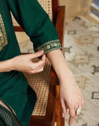 Viscose Rayon Foil Print Straight 3 Piece Kurta Set