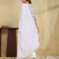 Rayon Printed Straight Kurta with Pant & Dupatta