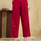 Cotton Blend Embroidery Straight Kurta with Pant & Dupatta
