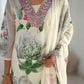 Georgette Floral Printed and Embroidery Straight Kurta with Pant & Dupatta