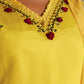 Silk Embroidery, Mirror Work and Lace Straight Kurta with Pant & Dupatta