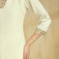 Silk Embroidered Straight Kurta with Pant & Dupatta