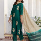 Cotton Printed Straight Kurta with Pant & Dupatta