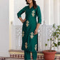 Cotton Printed Straight Kurta with Pant & Dupatta