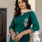Cotton Printed Straight Kurta with Pant & Dupatta