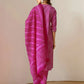 Pink Cotton Printed Kurta Set with Pant & Dupatta under 999