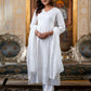 Rayon Embroidered Anarkali Kurta with Pant & Dupatta