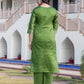 Silk Woven Design Straight Kurta with Pant & Dupatta