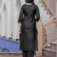 Silk Blend Weaving Straight Kurta with Pant & Dupatta