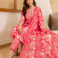 Cotton Printed Straight Kurta with Pant & Dupatta