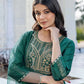 Silk Blend Embroidery and Sequins Work Straight Kurta with Pant & Dupatta