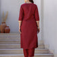 Silk Sequin Work, Embroidery, Embroidery Lace Straight Kurta with Pant & Dupatta
