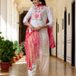 Cotton Embroidered Straight Kurta with Pant & Dupatta