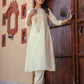 Cotton Blend Sequence, Embroidery Work and Lace Straight Kurta with Pant & Dupatta
