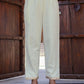 Cotton Blend Sequence, Embroidery Work and Lace Straight Kurta with Pant & Dupatta