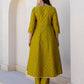 Silk Weaving, Embroidery Lace Anarkali Kurta with Pant & Dupatta