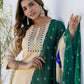 Silk Embroidery and Sequins Work, Embroidery Lace Straight Kurta with Pant & Dupatta