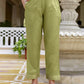Silk Blend Sequins Work, Embroidery and Embroidery Lace, Printed and Foil Printed Straight Kurta with Pant & Dupatta
