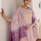 Silk Embroidered Straight Kurta with Pant & Dupatta