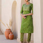 Cotton Embroidery and Sequins Work, Printed