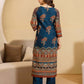 Cotton Printed Straight Kurta with Pant & Dupatta