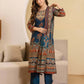 Cotton Printed Straight Kurta with Pant & Dupatta