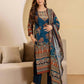 Cotton Printed Straight Kurta with Pant & Dupatta