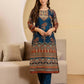 Cotton Printed Straight Kurta with Pant & Dupatta