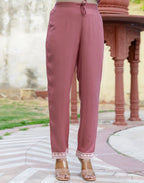 Viscose Rayon Embroidered Straight 3 Piece Kurta Set