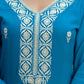 Rayon Embroidered Straight Kurta with Pant & Dupatta