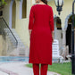 Rayon Embroidery, Sequins Work and Embroidery Lace Straight Kurta with Pant & Dupatta
