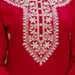 Rayon Embroidery, Sequins Work and Embroidery Lace Straight Kurta with Pant & Dupatta