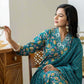 Cotton Printed and Embroidery Lace Anarkali Kurta with Pant & Dupatta