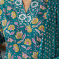 Cotton Printed and Embroidery Lace Anarkali Kurta with Pant & Dupatta