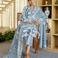 Cotton Printed and Embroidery Lace Anarkali Kurta with Pant & Dupatta