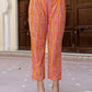 Cotton Printed, Embroidery and Sequins Work, Lace Straight Kurta with Pant & Dupatta