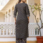Cotton Printed Straight Kurta with Pant & Dupatta