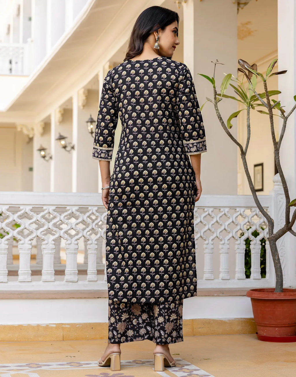 Viscose Rayon Printed Straight 3 Piece Kurta Set