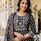 Cotton Printed Straight Kurta with Pant & Dupatta
