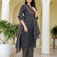 Cotton Printed, Fabric Lace Straight Kurta with Pant & Dupatta