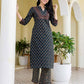 Cotton Printed, Fabric Lace Straight Kurta with Pant & Dupatta