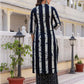 Cotton Printed, Embroidery Lace Straight Kurta with Pant & Dupatta