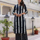 Cotton Printed, Embroidery Lace Straight Kurta with Pant & Dupatta