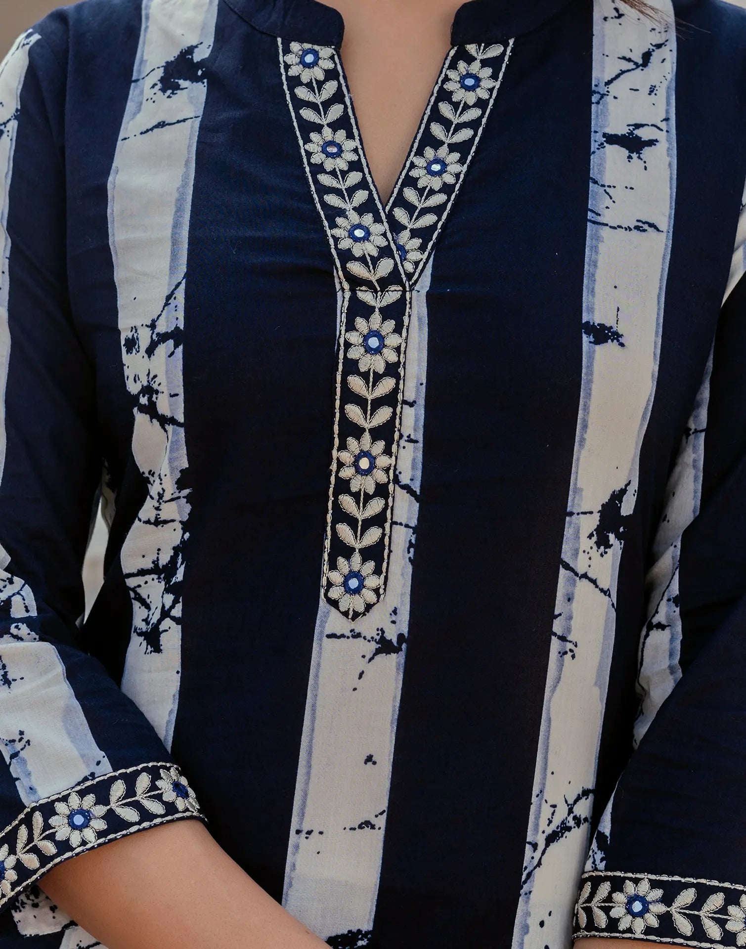 Viscose Rayon Embroidered Straight 3 Piece Kurta Set