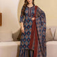 Cotton Printed Straight Kurta with Pant & Dupatta