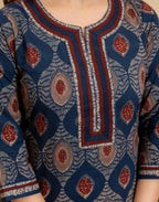 Viscose Rayon Printed Straight 3 Piece Kurta Set