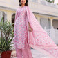 Cotton Printed A-Line Kurta with Pant & Dupatta